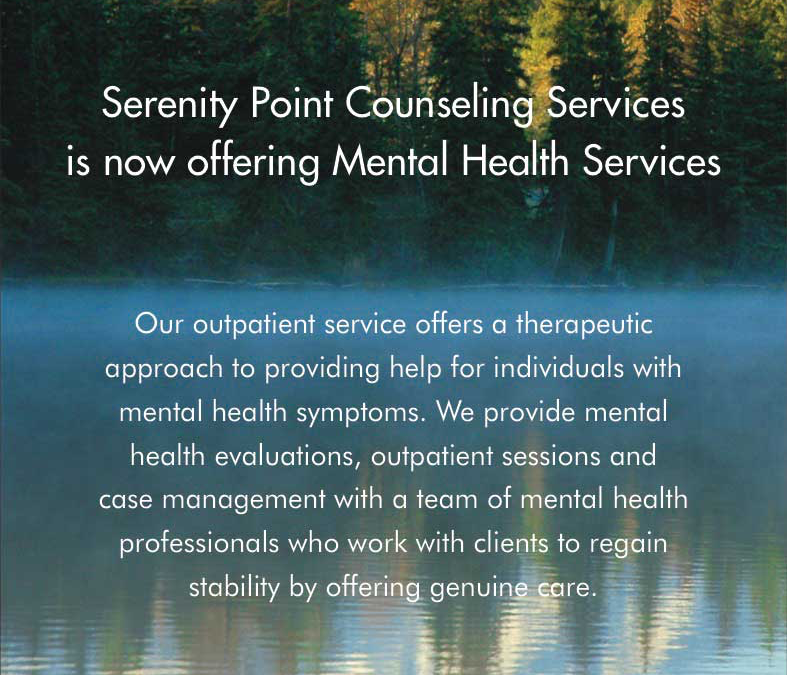 Now Offering Mental Health Services